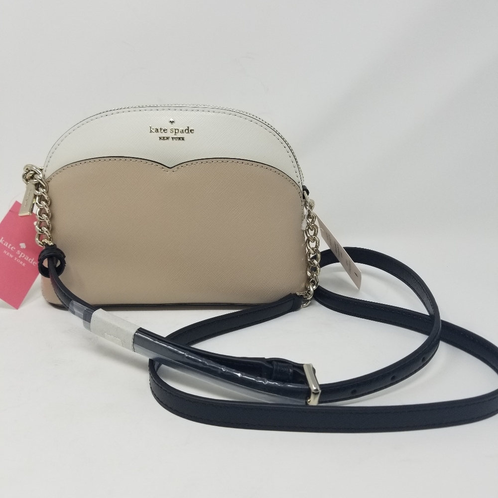 Kate Spade NEW Warm Beige Dome Crossbody - Picture 14 of 16